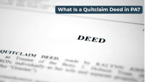 Pennsylvania Quitclaim Deed