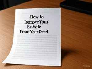 remove your ex-wife from your deed in Berks County